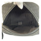 GUCCI Sling bag 449182 GG canvas Black SilverMetal Sling bag Bum bag mens Used Authentic