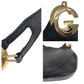 GUCCI Shoulder Bag 203503 leather Black GoldMetal Shoulder Bag Tote Bag Guccisima Women Used Authentic