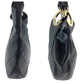 GUCCI Shoulder Bag 203503 leather Black GoldMetal Shoulder Bag Tote Bag Guccisima Women Used Authentic