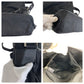 PRADA Shoulder Bag Nylon, Leather Black SilverMetal Shoulder Bag Messenger Bag Unisex Testo Saffiano Triangle With logo Women Used Authentic