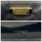 LOEWE Handbag PVC, enamel Brown Black Gold Metal Handbag vanity bag Leopard Women Used Authentic