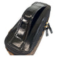 LOEWE Handbag PVC, enamel Brown Black Gold Metal Handbag vanity bag Leopard Women Used Authentic
