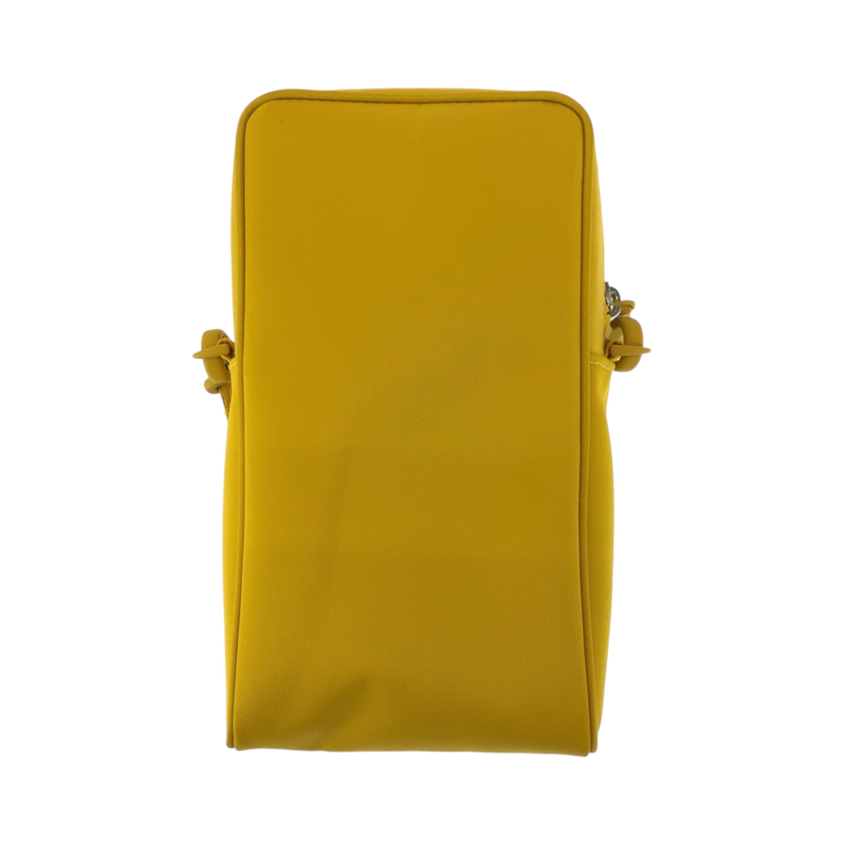 FENDI Shoulder Bag 7AS056 AG0P Nylon Yellow YellowMetal Shoulder Bag pochette logo Women Used Authentic