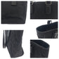 GUCCI Tote Bag 113019 GG canvas Black SilverMetal Tote Bag Shoulder Bag Women Used Authentic