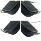 Dior Shoulder Bag Canvas, Leather Black GoldMetal Shoulder Bag pochette Trotter Women Used Authentic