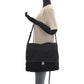 PRADA Shoulder Bag Nylon Black SilverMetal Shoulder Bag Messenger bag Test Triangle With logo mens Used Authentic