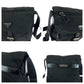 PRADA Shoulder Bag Nylon Black SilverMetal Shoulder Bag Sacoche Test Triangle With logo Women Used Authentic
