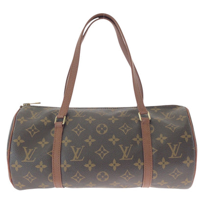 LOUIS VUITTON Handbag M51365 PVC Brown Gold Metal Handbag Shoulder Bag Monogram Papillon 30 Women Used Authentic