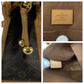 LOUIS VUITTON Tote Bag M40007 PVC Brown Gold Metal Monogram Popan cool o