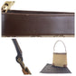 GUCCI Shoulder Bag 001 4231 1705 GG canvas, leather Beige Brown Gold Metal Shoulder Bag handbag Women Used Authentic