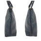 GUCCI Tote Bag 002 2122 0507 leather Black GoldMetal Tote Bag Shoulder Bag Bamboo Women Used Authentic
