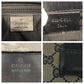 GUCCI Tote Bag 019 0426 GG canvas, leather Black SilverMetal Tote Bag Shoulder Bag Unisex Women(Unisex) Used Authentic