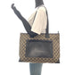GUCCI Tote Bag 019 0426 GG canvas, leather Black SilverMetal Tote Bag Shoulder Bag Unisex Women(Unisex) Used Authentic