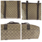 GUCCI Tote Bag 415288 GG Supreme Canvas Beige Dark Brown SilverMetal Tote Bag Shoulder Bag Women Used Authentic