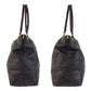 GUCCI Tote Bag 327793 leather Brown Gold Metal Tote Bag Shoulder Bag Guccisima Women Used Authentic