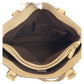 GUCCI Tote Bag 170004 GG canvas, leather Beige Gold Metal Tote Bag Shoulder Bag Women Used Authentic