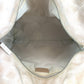 CHANEL Tote Bag Canvas, Leather Beige SilverMetal Tote Bag Shoulder Bag New travel line Women Used Authentic