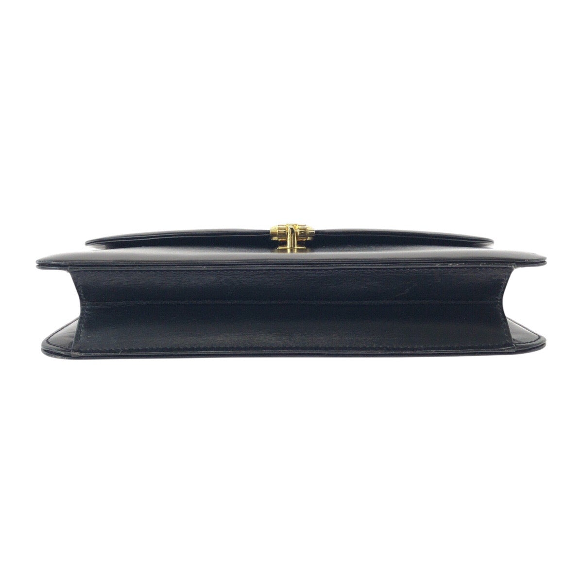 Dior Shoulder Bag leather Black GoldMetal Shoulder Bag Clutch Bag Women Used Authentic