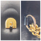 Dior Shoulder Bag leather Black GoldMetal Shoulder Bag Clutch Bag Women Used Authentic