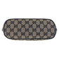 GUCCI Handbag 039 1103 GG canvas, leather Black Gold Metal Handbag accessory pouch Women Used Authentic