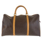 CELINE Boston Duffel bag PVC Brown Gold Metal Macadam Women Used Authentic