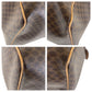 CELINE Boston Duffel bag PVC Brown Gold Metal Macadam Women Used Authentic