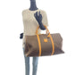 CELINE Boston Duffel bag PVC Brown Gold Metal Macadam Women Used Authentic