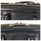 LOUIS VUITTON Business bag M59162 leather Noir Black SilverMetal Business bag briefcase Epi Porte Documan Voyagej mens Used Authentic