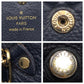 LOUIS VUITTON Coin case M62017 leather Navy Gold Metal Coin case Card Case Unisex Monogram Ann Platt Pochette Cle Marine Rouge Women(Unisex) Used Authentic