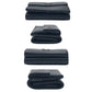 CHANEL Tri-fold wallet leather black black silver Tri-fold wallet Compact wallet COCO Mark Women Used Authentic