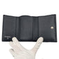 CHANEL Tri-fold wallet leather black black silver Tri-fold wallet Compact wallet COCO Mark Women Used Authentic