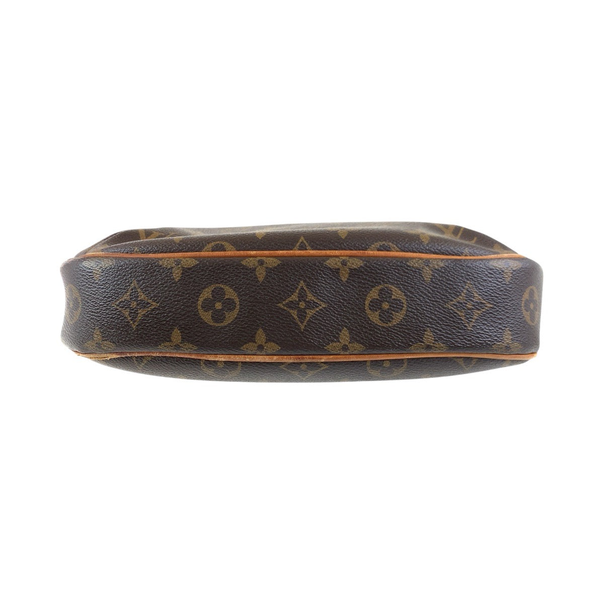 LOUIS VUITTON Shoulder Bag M56390 PVC, Leather Brown Gold Metal Shoulder Bag Pochette Monogram Odeon PM Women Used Authentic