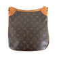 LOUIS VUITTON Shoulder Bag M56390 PVC, Leather Brown Gold Metal Shoulder Bag Pochette Monogram Odeon PM Women Used Authentic