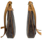 LOUIS VUITTON Shoulder Bag M56390 PVC, Leather Brown Gold Metal Shoulder Bag Pochette Monogram Odeon PM Women Used Authentic