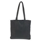 PRADA Tote Bag Nylon Black SilverMetal Tote Bag Shoulder Bag Test Triangle With logo Women Used Authentic