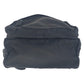 PRADA Backpack Nylon Black SilverMetal Backpack Test Triangle With logo Women Used Authentic