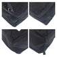 PRADA Backpack Nylon Black SilverMetal Backpack Test Triangle With logo Women Used Authentic