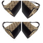 GUCCI Shoulder Bag 01719 GG canvas, leather Brown Silver Metal Jackie Women Used Authentic