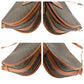 CELINE Shoulder Bag PVC, Leather Brown Gold Metal Shoulder Bag pochette Macadam Women Used Authentic