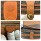 CELINE Shoulder Bag PVC, Leather Brown Gold Metal Shoulder Bag pochette Macadam Women Used Authentic