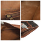 LOUIS VUITTON Tote Bag M42425 PVC Brown Gold Metal Tote Bag Shoulder Bag Monogram Weekend PM Women Used Authentic
