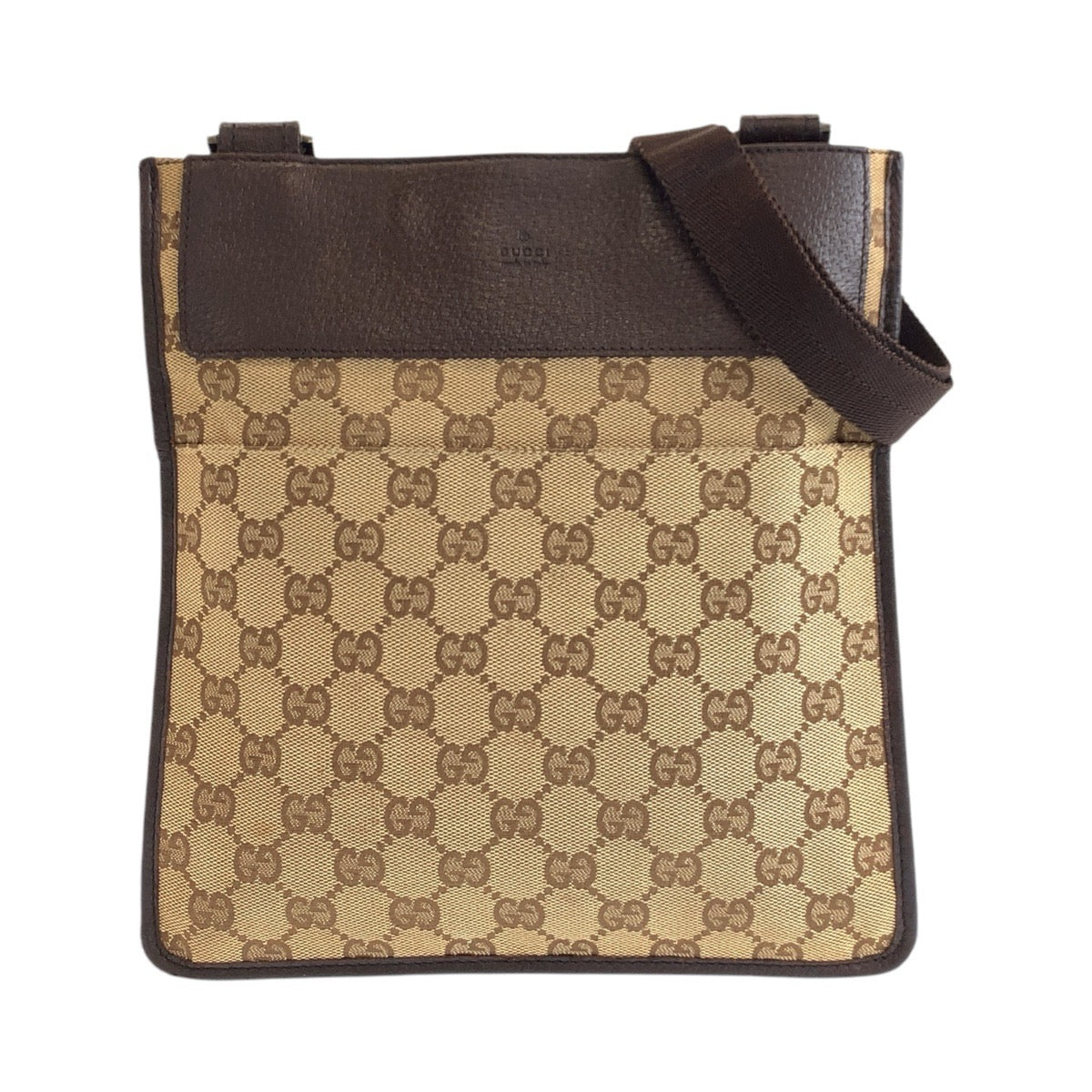 GUCCI Shoulder Bag 27639 leather Beige brown Shoulder Bag pochette Women(Unisex) Used Authentic