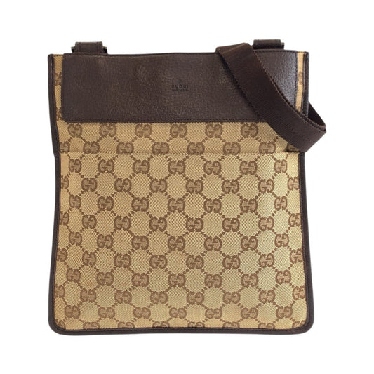 GUCCI Shoulder Bag 27639 leather Beige brown Shoulder Bag pochette Women(Unisex) Used Authentic