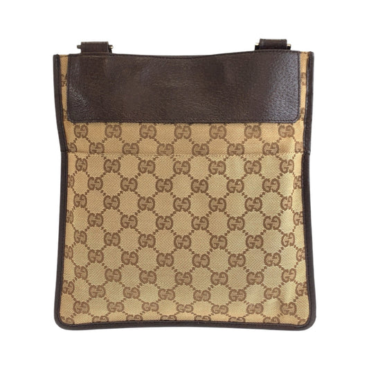 GUCCI Shoulder Bag 27639 leather Beige brown Shoulder Bag pochette Women(Unisex) Used Authentic