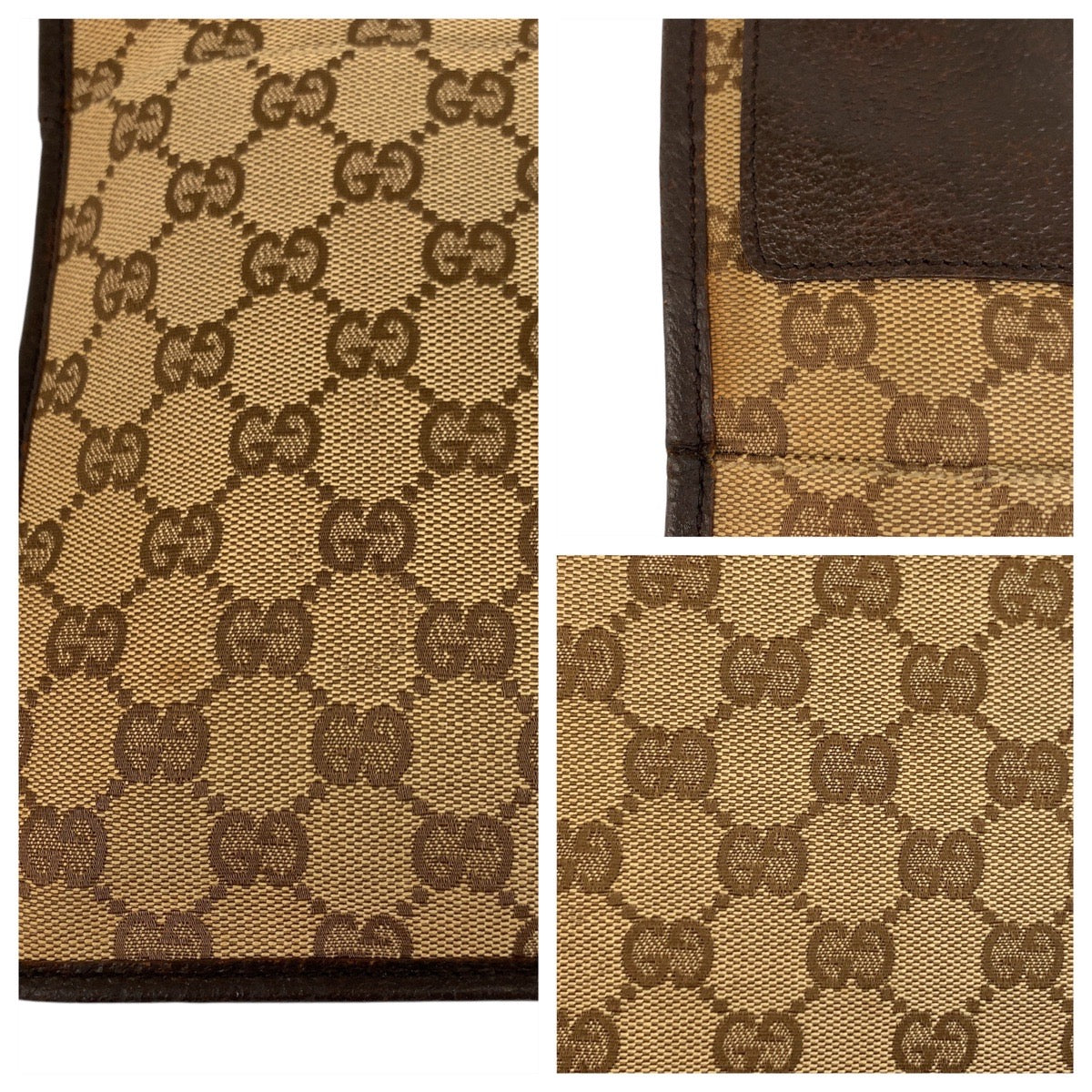 GUCCI Shoulder Bag 27639 leather Beige brown Shoulder Bag pochette Women(Unisex) Used Authentic