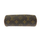 LOUIS VUITTON Handbag M51385 PVC, Leather Brown Gold Metal Handbag accessory pouch Monogram Papillon pouch only Women Used Authentic
