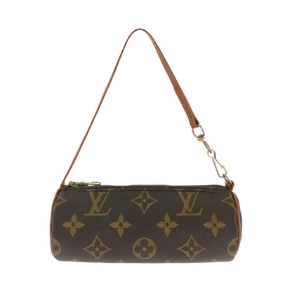 LOUIS VUITTON Handbag M51385 PVC, Leather Brown Gold Metal Handbag accessory pouch Monogram Papillon pouch only Women Used Authentic