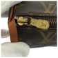 LOUIS VUITTON Handbag M51385 PVC, Leather Brown Gold Metal Handbag accessory pouch Monogram Papillon pouch only Women Used Authentic