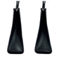 GUCCI Tote Bag 002 1074 leather Black SilverMetal Tote Bag Shoulder Bag Jackie Women Used Authentic