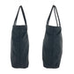 PRADA Tote Bag Nylon Black SilverMetal Tote Bag Shoulder Bag Test Triangle With logo Women Used Authentic